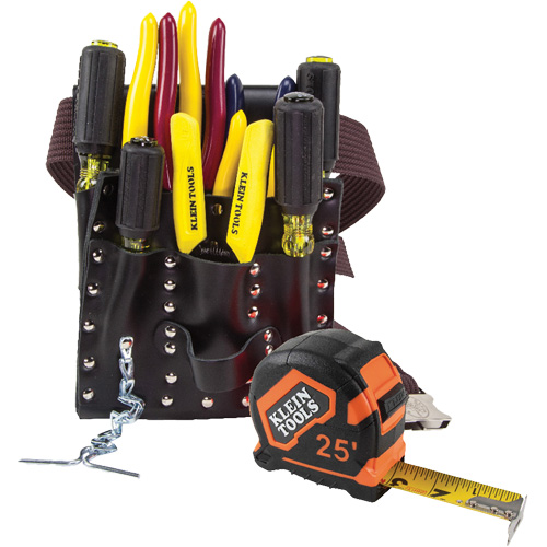 ENS OUTILS ELECTRICIEN A/POCHETTE CEINTURE, Cuir, Blanc Ontario Packaging