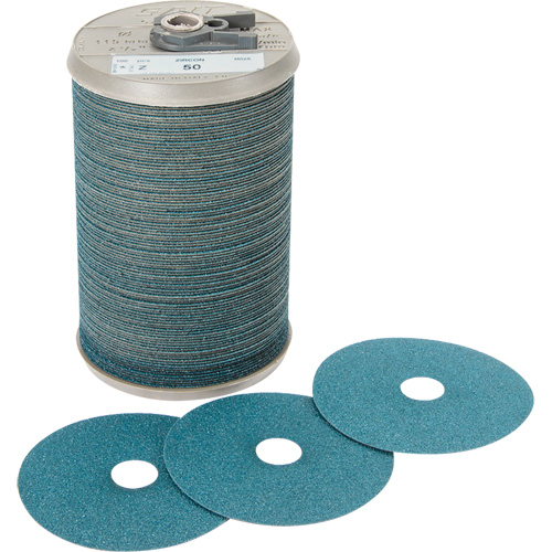 Blue Line Aggressive Grinding Fibre Disc, Zirconium, 24, 9-1/8" Dia x 7/8" Arbor Ontario Packaging