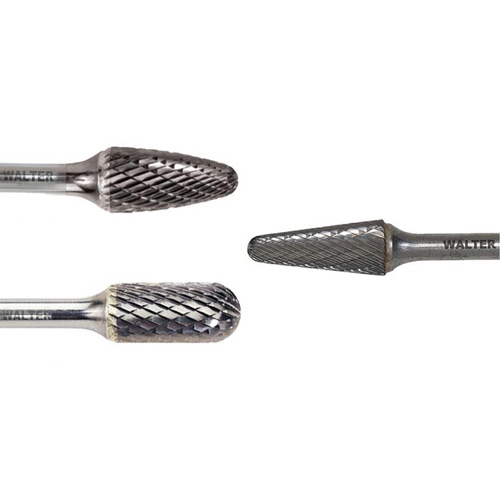 Hard Alloy Ball Nose Cylinder Burr, SC-5, 1/2" Dia., 1" Depth of Cut Ontario Packaging