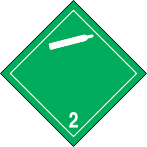 &eacute;tiquettes d'exp&eacute;dition TMD, Classe 2,2, Gaz ininflammables & non-toxiques, Papier Ontario Packaging
