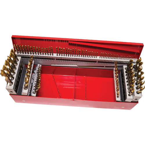 Jobber Drill Set, 115 Pieces, High Speed Steel Ontario Packaging