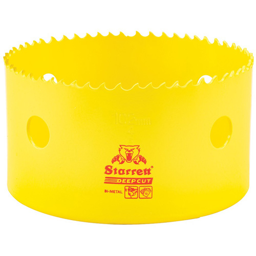 Scie &agrave; cloche bim&eacute;tal 4", 4", Profondeur de la coupe 2", Bim&eacute;tal Ontario Packaging