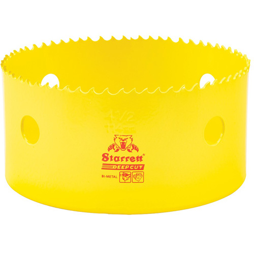 Bi-Metal Holesaw - 4-1/2", 4-1/2", 2" Depth of Cut, Bi-Metal Ontario Packaging