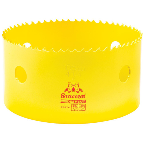 Scie &agrave; cloche bim&eacute;tal 4-1/4", 4-1/4", Profondeur de la coupe 2", Bim&eacute;tal Ontario Packaging