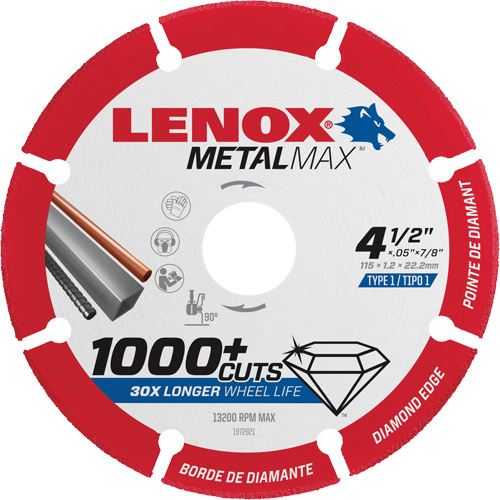 Metalmax Circular Saw Blades, 4-1/2", Metal/Non-Ferrous Use Ontario Packaging