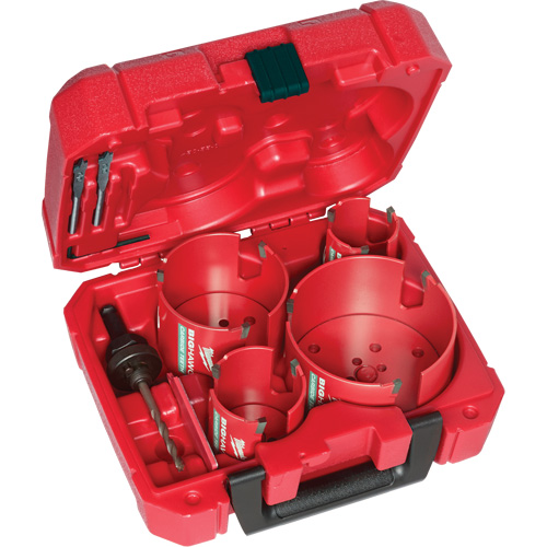 Big Hawg Hole Saw Set, 8 Pieces Ontario Packaging
