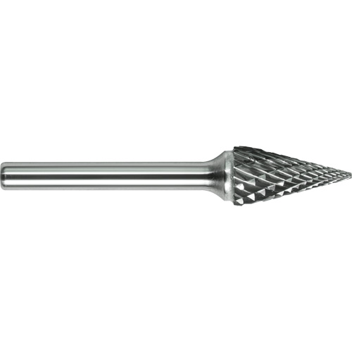 Drillco&reg; Solid Carbide Burr, SM-4L, 3/8" Dia., 1/4" Shank, 1" Depth of Cut Ontario Packaging