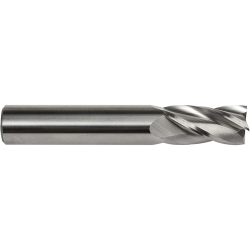 S134 End Mill, 1/8" Dia., 1-1/2" L, 4 Flutes, 1/8" Shank, Carbide Ontario Packaging