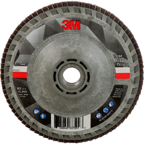 769F Quick Change Flap Disc, 4-1/2" x 5/8"-11, Type 27, 120+ Grit, Ceramic Ontario Packaging