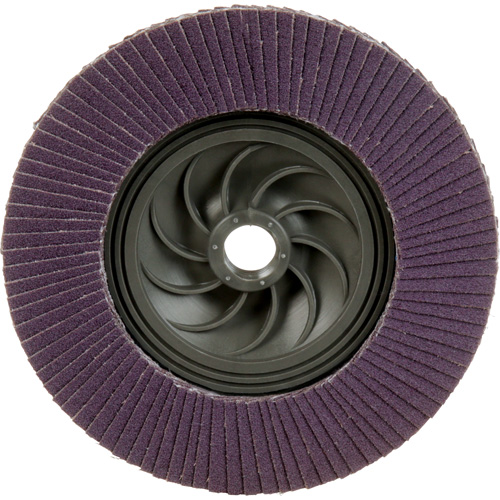769F Quick Change Flap Disc, 5" x 5/8"-11, Type 27, 120+ Grit, Ceramic Ontario Packaging
