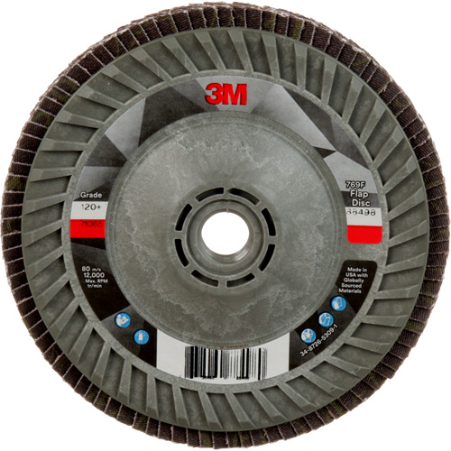 769F Quick Change Flap Disc, 5" x 5/8"-11, Type 29, 120+ Grit, Ceramic Ontario Packaging