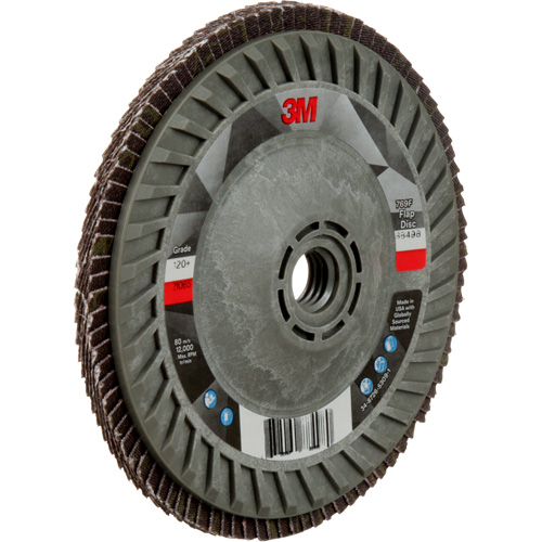 769F Quick Change Flap Disc, 5" x 5/8"-11, Type 29, 120+ Grit, Ceramic Ontario Packaging