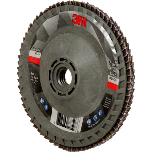 769F Quick Change Flap Disc, 4-1/2" x 5/8"-11, Type 29, 60+ Grit, Ceramic Ontario Packaging