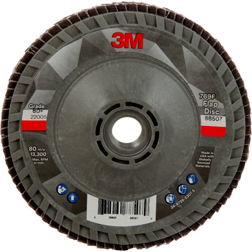 769F Quick Change Flap Disc, 4-1/2" x 5/8"-11, Type 29, 80+ Grit, Ceramic Ontario Packaging