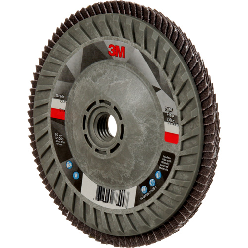 769F Quick Change Flap Disc, 5" x 5/8"-11, Type 29, 80+ Grit, Ceramic Ontario Packaging