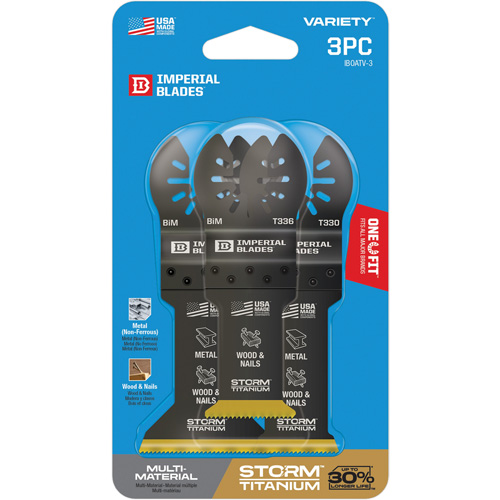 One Fit Storm Titanium Metal & Wood Blade Pack Ontario Packaging