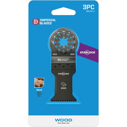 Starlock 1-3/8" Standard Wood Blades Ontario Packaging