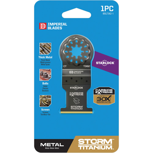 Starlock Carbide Extreme Storm Titanium Metal Blade Ontario Packaging