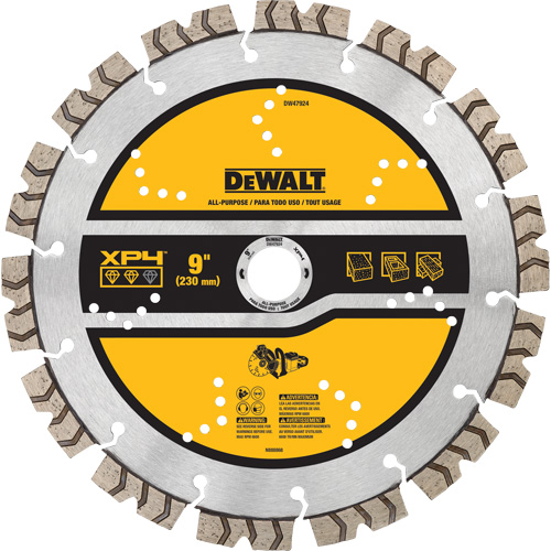 XP4 All-Purpose Segmented Diamond Blade Ontario Packaging