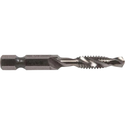 Drill/Tap Bit, 1/4", High Speed Steel Ontario Packaging