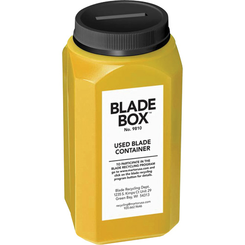 Contenant pour lames us&eacute;es Ontario Packaging