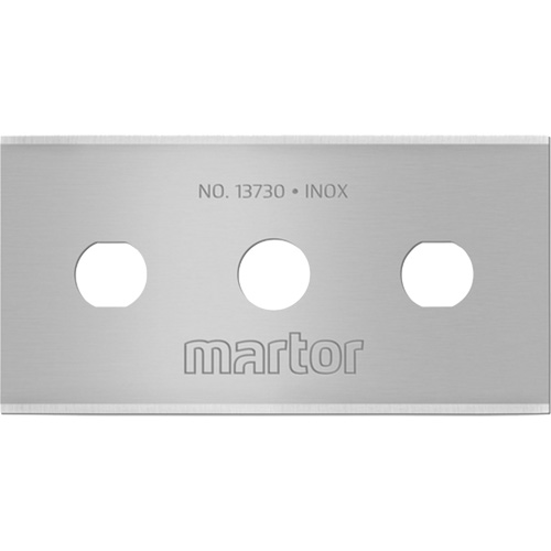 Stainless Steel Industrial Blade with Square Ends, Single Style Ontario Packaging