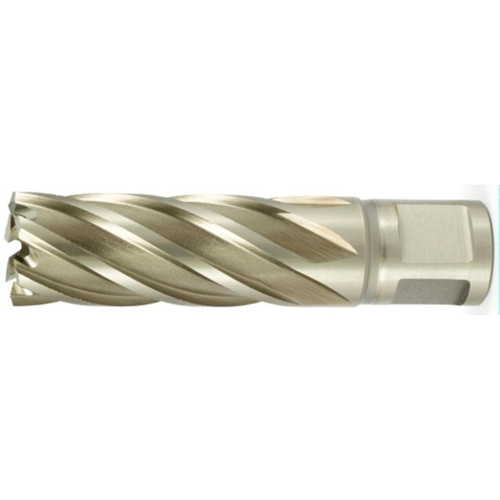 Couteau annulaire long 4501, Diam&egrave;tre de 1-1/8", Acier rapide, Profondeur de la coupe de 2", Tige 3/4" Ontario Packaging