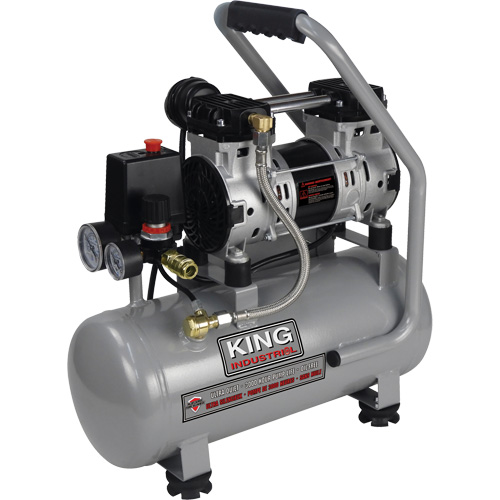Compresseur &agrave; air sans huile ultra silencieux, Essence, 3 gal., 135 PSI Ontario Packaging