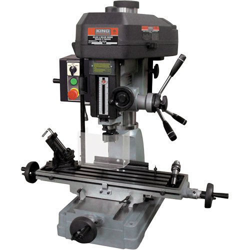 Milling Drilling Machine with Forward/Reverse, 12 Speeds, 1-1/4" Drilling Capacity Ontario Packaging