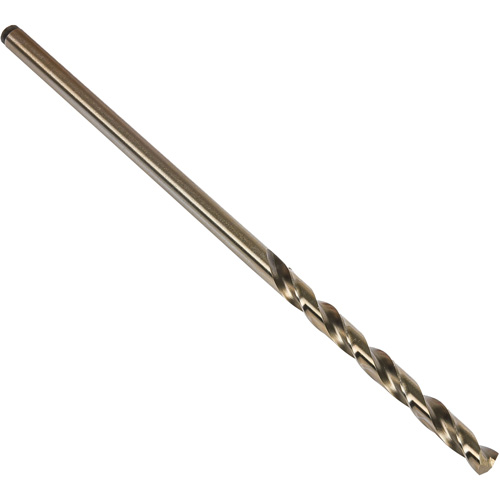 Extra Length Aircraft Extension Drill Bit, #3, High Speed Cobalt, 2-1/2" Flute, 135° Point Ontario Packaging