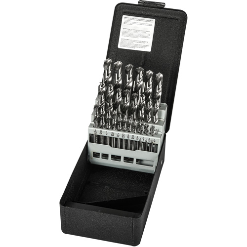Stub Length Drill Bit Set, 29 Pieces, High Speed Steel Ontario Packaging