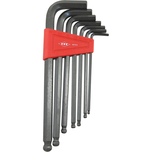 Ball Nose Hex Key Set, 7 Pcs., Imperial Ontario Packaging