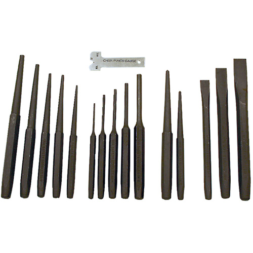 Punch & Chisel Set, 16 Pieces Ontario Packaging