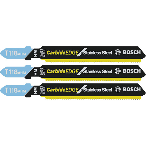 Lames de scie sauteuse d'expert pour tout usage, Carbure, Tige en T, 3-1/4" lo Ontario Packaging