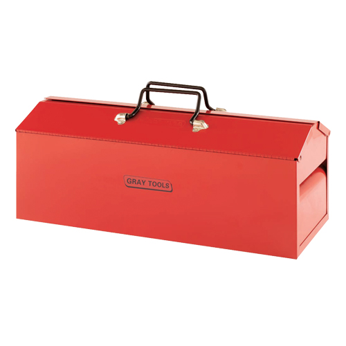 Tool Box, 8-13/20" D x 21-3/10" W x 9" H, Red Ontario Packaging