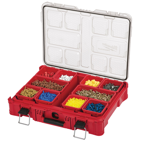 Organisateur Packout, 20" x 15" x 5", Noir/Rouge Ontario Packaging