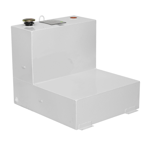 R&eacute;servoir de transfert pour carburant en acier, Acier, Capacit&eacute; 48 gal., Blanc Ontario Packaging