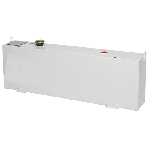 R&eacute;servoir de transfert pour carburant en acier, Acier, Capacit&eacute; 36 gal., Blanc Ontario Packaging