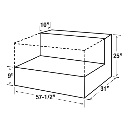 R&eacute;servoir de transfert pour carburant en aluminium, Aluminium, Capacit&eacute; 100 gal., Argent Ontario Packaging
