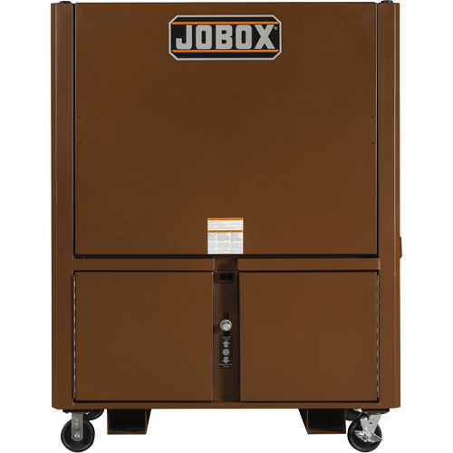Field Office Jobsite Box, 33" W x 63" D x 80" H, Steel, Red Ontario Packaging