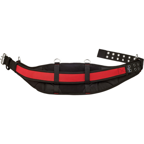 Ceinture de travail matelass&eacute;e, Nylon, Noir/Rouge Ontario Packaging