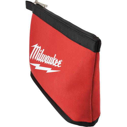 Zipper Pouch, Canvas, 1 Pockets, Black/Red Ontario Packaging