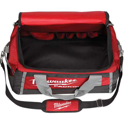 Packout Tool Bag, Ballistic Nylon, 8 Pockets, Black/Red Ontario Packaging