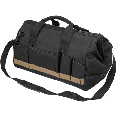 Sac &agrave; outils MEGAMOUTH, Polyester, 25 pochettes, Noir Ontario Packaging