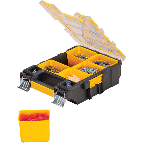 Mid-Size Pro Organizer, 4-1/2" W x 10-1/4" D x 13-3/5" H, Black/Yellow Ontario Packaging