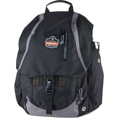 Arsenal&reg; 5143 Tool Backpack, 15" L x 8" W, Black, Polyester Ontario Packaging