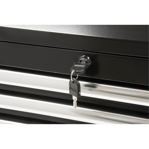 Coffre &agrave; outils industriel, 26" la, 4 tiroirs, Noir Ontario Packaging