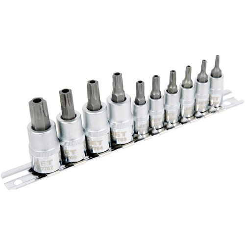 SS1438-10TB 10-Piece 1/4" & 3/8" Drive Tamperproof TORX&reg; Bit Socket Set Ontario Packaging