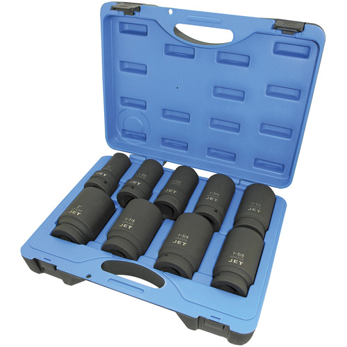 PS901D 6-Point SAE Socket Set, 9 Pcs, Impact, 1" Drive Size, Deep Ontario Packaging