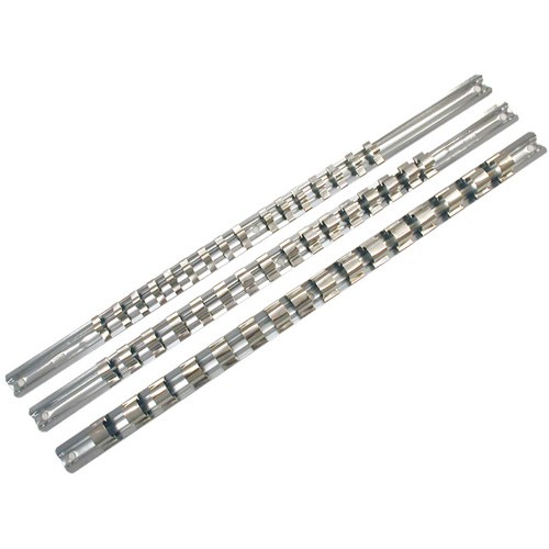 Rail porte-douilles &agrave; entraînement 1/4" SCH-14 avec 16 attaches de retenue Ontario Packaging
